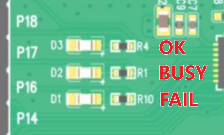 脱机烧录器指示灯