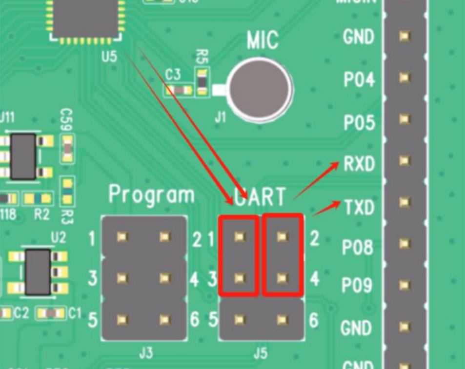 E3220开发板串口模式